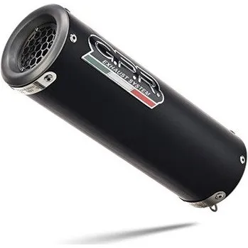 Výfuk pro motocykl Výfuk kompletní GPR M3 E5.T.100.CAT.M3.BT Matná černá zahrnuje odnímatelný db killer a katalyzátor