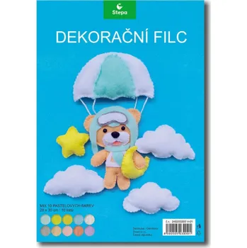 Papír Barevné papíry A4 - nelepicí 8 listů / pastelový mix