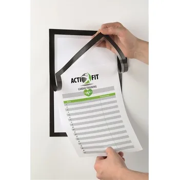 Durable Magnetický rám. Duraframe NOTE, A4, černý, 1 ks