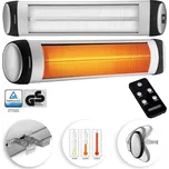 Infrazářič s dálkovým ovládáním 2500W | stříbrný