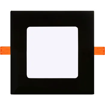 LED panel LEDSVITI OT-S01-3-WW Černý vestavný LED panel 3W čtverec 85x85mm teplá bílá