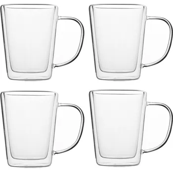 Sklenice Sada 4 termo sklenic | dvoustěnné