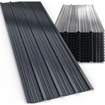 Sada 12 trapézových plechů 129x46cm | antracit