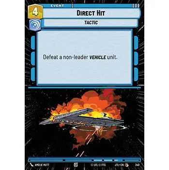 Sběratelská karetní hra Direct Hit 340 - Jump to Lightspeed: Extras Typ karty: Standard