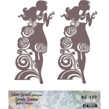 CADENCE Boya Šablona Cadence stínová - stylová dáma