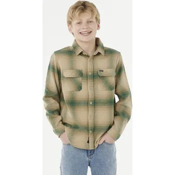 Pánská košile Košile Rip Curl COUNT FLANNEL SHIRT -BOY Khaki Rock velikost 14