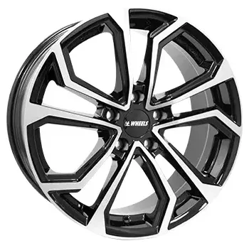 Alu kolo Alu kola IT WHEELS ELLA, 18x8 5x112 ET35, černá lesklá + leštění