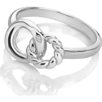 Prsten Stříbrný prsten Hot Diamonds Willow DR289 Obvod 60 mm