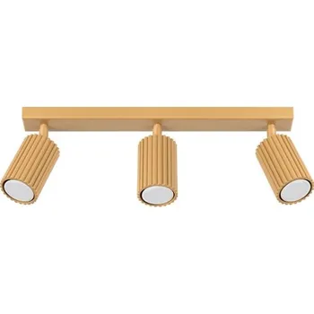 Stropní svítidlo SOLLUX KARBON 3L zlaté GU10 3x10W bez žárovek SL.1562