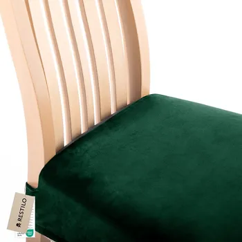 Potah na židli Napínací potah na židli SENTO I 1 ks tmavě zelený