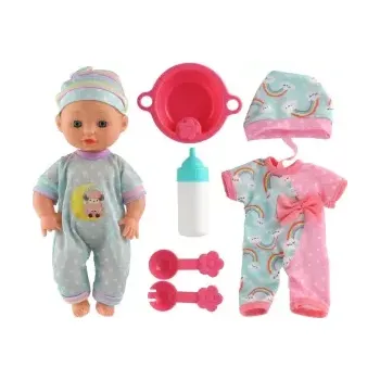 Panenka Panenka s příslušenstvím 25 cm – pevné tělo