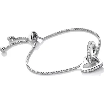 Oblečení a móda Stříbrný náramek Hot Diamonds Devotion DL672