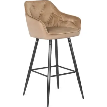 Barová židle JAKS Barová židle Salem velvet béžová
