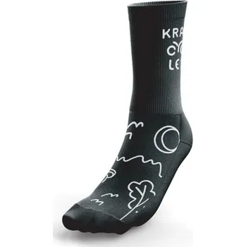 Pánské ponožky Ponožky KrabCycles (černá) - 37-39