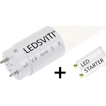 LED trubice LEDSVITI LED zářivka 120cm 13W 2210lm 4000K denní bílá + startér + startér