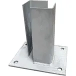 Patka na sloupek 80 x 80 mm pozinkovaná - Zn