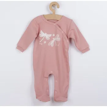 Kojenecký bavlněný overal Koala Vážka - barevné varianty Barva: růžový, Velikost: 68 (4-6m)