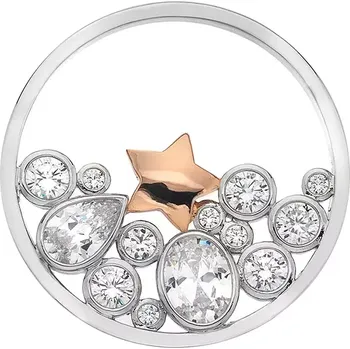 Přívěsek Přívěsek Hot Diamonds Emozioni RG Coin EC498-499 Průměr 25 mm
