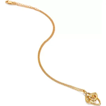 Náhrdelník Pozlacený stříbrný náhrdelník HD X Golden Edit Hope DP1085