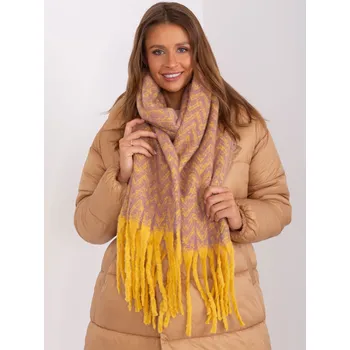 Šála Zimní šála v geometrickém vzoru AT-