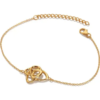 Oblečení a móda Hot Diamonds X Golden Edit Hope DL708 Pozlacený stříbrný náramek