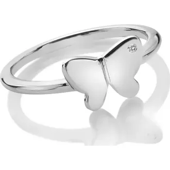 Oblečení a móda Stříbrný prsten Hot Diamonds Flutter DR254 Obvod 51 mm