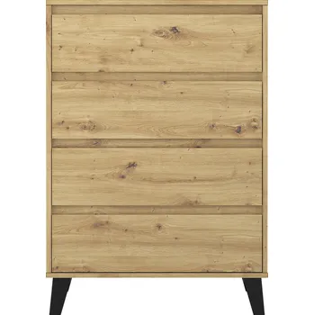 Komoda Komoda BOGAN 4S70, dub Artisan, hnědá