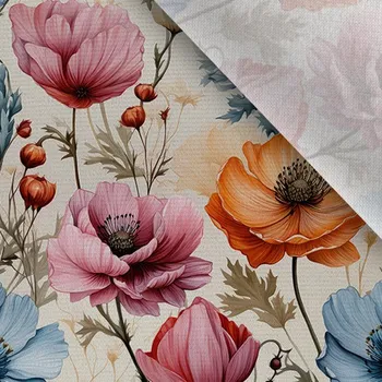 Úplet Punto di Roma 230g květiny světlé 145