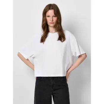 Dámská móda Zkrácené tričko - L - House - bílý - 584EA-00X
