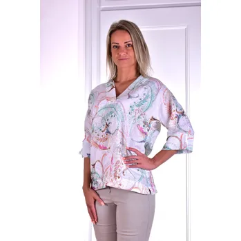 Dámská halenka Dámská košile VALENTINAS 62M Green Velikost: M