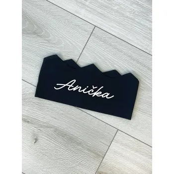 Čepice Dětské VSB čelenky KORUNKY , VYBER SI FARBU ČIERNA