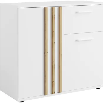 Komoda Skříňka TOLIS 2D1S, bílá