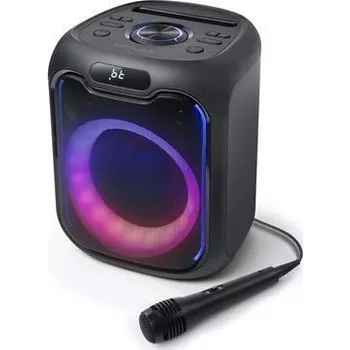 Audio Reproduktor "M-1803DJ", černá, Bluetooth, s mikrofonem, LED osvětlení, 150 W, MUSE M-1803 DJ