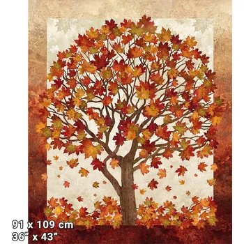 US Northcott 556-404 Stonehenge Oh Canada panel vícebarevná bavlněná látka