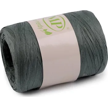 Příze Lýko rafie přírodní, k pletení tašek, šíře 5-8 mm Varianta: 6 (73) zelená lahvová, Balení: 1 ks