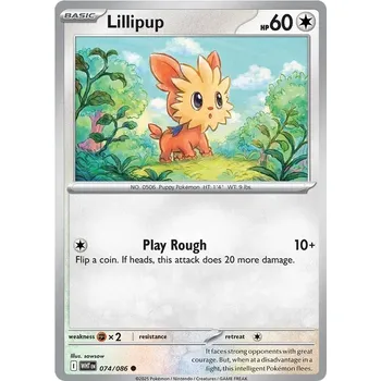 Sběratelská karetní hra Lillipup 074/086 - White Flare Typ karty: Non-Holo