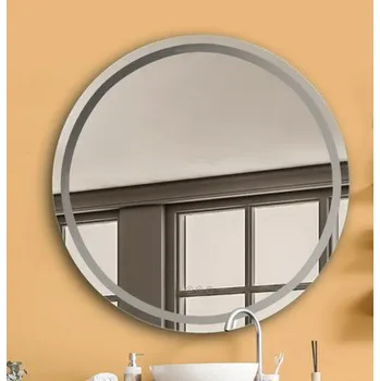 Zrcadlo LED Kulaté zrcadlo do koupelny s osvětlením Jungborn MIA II s ochranou proti zamlžení Ø 80 cm IP 44