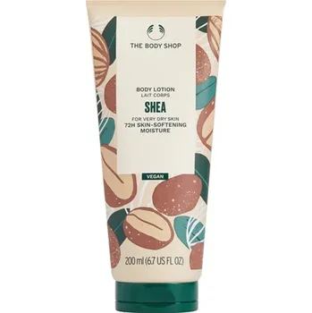 Tělové mléko The Body Shop Bambucké veganské tělové mléko - Shea Vegan Body Lotion (200 ml, Bambucké máslo)
