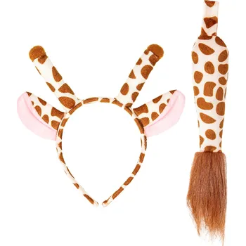 Volný čas Widmann Set žirafa, obsahuje ocásek a čelenku