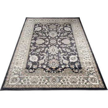 Koberec Makro Abra Kusový koberec klasický DUBAI L748B antracitový Rozměr: 200x300 cm