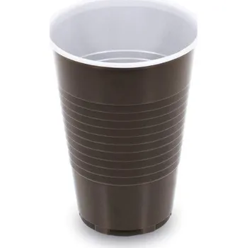 Ostatní Kávový kelímek hnědo/bílý 0.2l