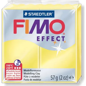 modelína a plastelína Staedler FIMO efekt transparentní žlutá 57g