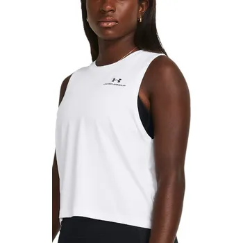 Tílko Under Armour Vanish Energy Crop Tank-WHT 1383654-100 Velikost S