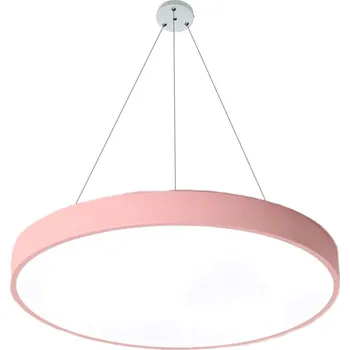 LED panel LEDSVITI OT-XDD-R500-PK-2700-6000K-ZAVES-SMART-CCT Závěsný Růžový LED panel 600mm 48W smart CCT s ovladačem