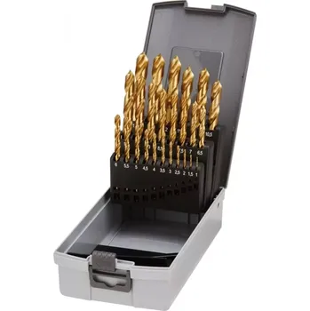 Vrták Sada vrtáků na kov 1-13mm 25ks DIN338N HSS TiN FORTIS