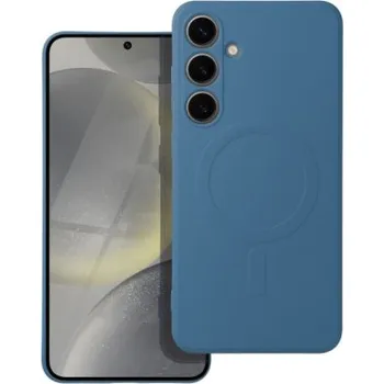 Pouzdro na mobilní telefon Forcell SILICONE MAG COVER case compatible with MagSafe for SAMSUNG A56 blue 299841