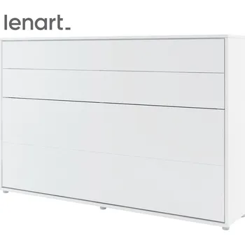 Postel Výklopná postel 120 REBECCA bílá matná, úspora prostoru, SOFT CLOSE