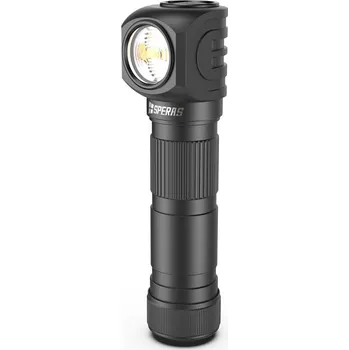 Svítilna SPERAS svítilna čelová SH18 dobíjecí, pravoúhlá, multifunkční, 2000 lumenů