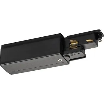 Bodové svítidlo Napájecí lištová koncovka levá pro třífázovou kolejnici SLV S-TRACK DALI černá 1002637
