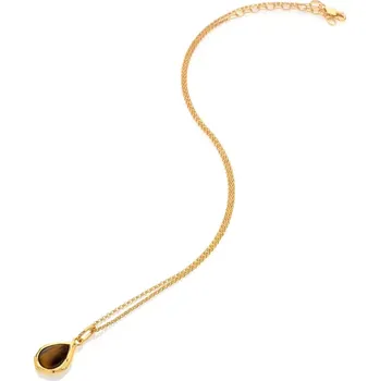 Náhrdelník Stříbrný pozlacený náhrdelník Hot Diamonds X Gemstones DP1028